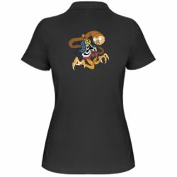 Женское поло Creepy Hooty - PrintSalon