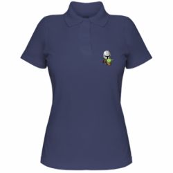 Женское поло Din Djarin And The Child - PrintSalon