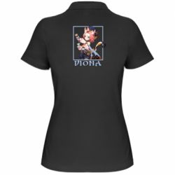 Женское поло Diona Genshin Impact - PrintSalon