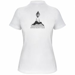 Женское поло Ethereum Rises - PrintSalon