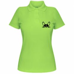 Женское поло French Bulldog Puppy - PrintSalon