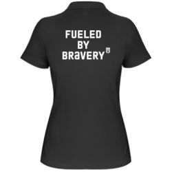 Женская футболка поло Fueled by bravery