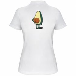 Женское поло Funny avocado