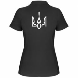 Жіноча футболка поло Герб воля - PrintSalon