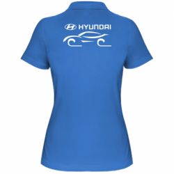 Женское поло Хендай - PrintSalon