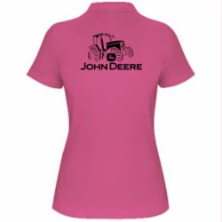 Жіноче поло John Deere Logo, Tractor - PrintSalon