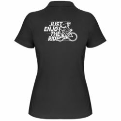 Женское поло Just enjoy the ride