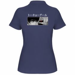 Женское поло Kaneki Ken Eyes - PrintSalon