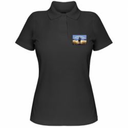 Женское поло Марка с Крымским мостом - PrintSalon