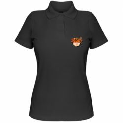 Женское поло Kurama in ramen - PrintSalon