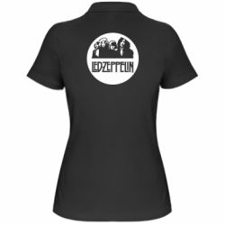 Женское поло Led Zeppelin in a circle - PrintSalon