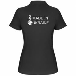Жіноча футболка поло Made in Ukraine symbol - PrintSalon