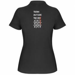 Женское поло Мысли нестандартно - PrintSalon