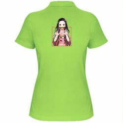 Женское поло Nezuko - PrintSalon