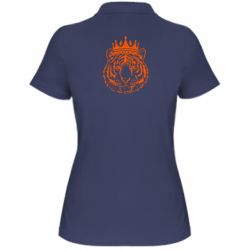 Женское поло Папа-Тигр - PrintSalon