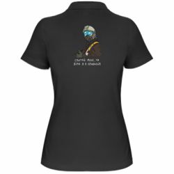 Женская футболка поло Привидение Киева - PrintSalon