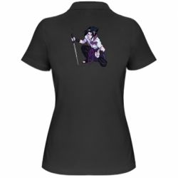 Женское поло Sasuke with katana - PrintSalon