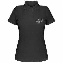 Женское поло Саймон - не сьогодні - PrintSalon