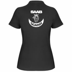 Женское поло Scania SAAB logo - PrintSalon