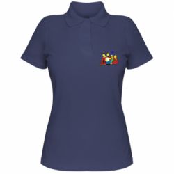 Женское поло Simpsons At Home - PrintSalon