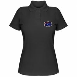 Женское поло Синяя тюрьма - PrintSalon