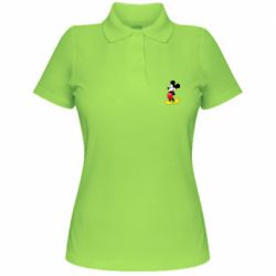 Женское поло Smiling Mickey - PrintSalon