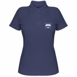 Женское поло Snowboard Cat - PrintSalon