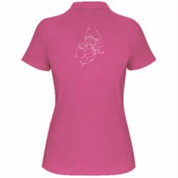 Женское поло Strong family - PrintSalon