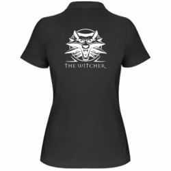 Женское поло The witcher wolf - PrintSalon