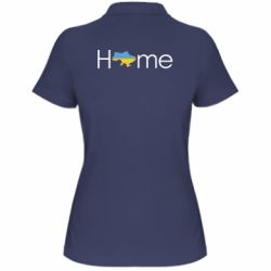 Женская футболка поло Украина дом! - PrintSalon