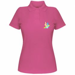 Жіноча футболка поло Україна Ластівка - PrintSalon
