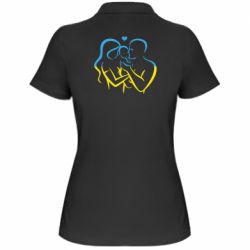Женская футболка поло Украина! Семья!