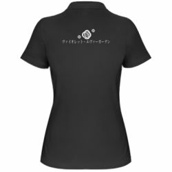 Женское поло Violet Evergarden logo - PrintSalon