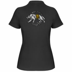 Женская футболка поло Волк УССО - PrintSalon