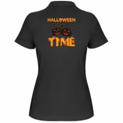 Женское поло Время Хэллоуина - PrintSalon