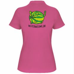 Женское поло Watermeowloon - PrintSalon