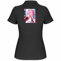 Женское поло Yae Miko art - PrintSalon