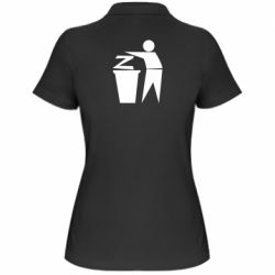 Женская футболка поло Z is a trash - PrintSalon