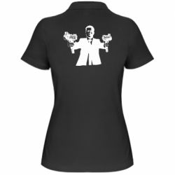 Женская футболка поло Zelensky fuck putin - PrintSalon