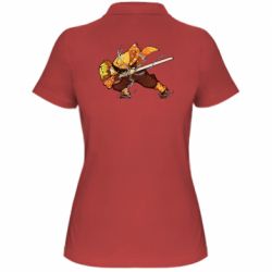 Женское поло Zenitsu Demon Slayer - PrintSalon