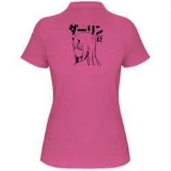 Женское поло Zero Two Girl - PrintSalon