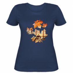 Женская футболка Проезжая осень - PrintSalon