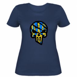 Жіноча футболка Punisher Coat of arms of Ukraine - PrintSalon
