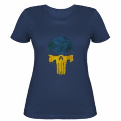 Жіноча футболка Punisher Ukraine - PrintSalon