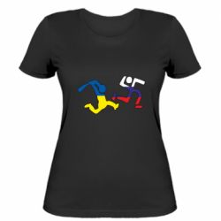 Женская футболка Рашисты прочь! - PrintSalon