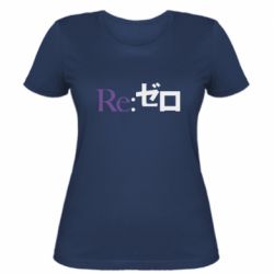 Женская футболка Re zero - PrintSalon