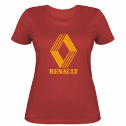 Женская футболка Renault 1972 Logo - PrintSalon