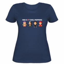 Женская футболка RHCP Chibies - PrintSalon