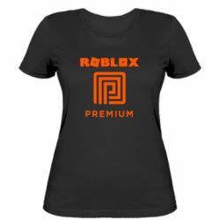 Женская футболка Roblox Premium