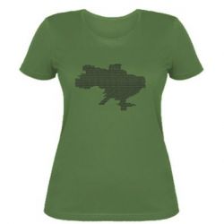 Женская футболка Русні п*зда - мапа України